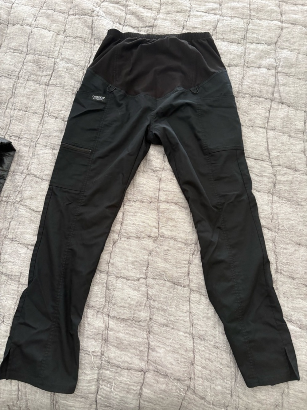 Cherokee Black Workwear Utility Pants with Loop
